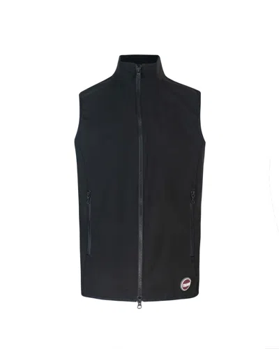 COLMAR GILET IN SOFTSHELL NERO