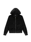 Colmar Originals Black Cotton Blend Full-zip Hoodie In Black