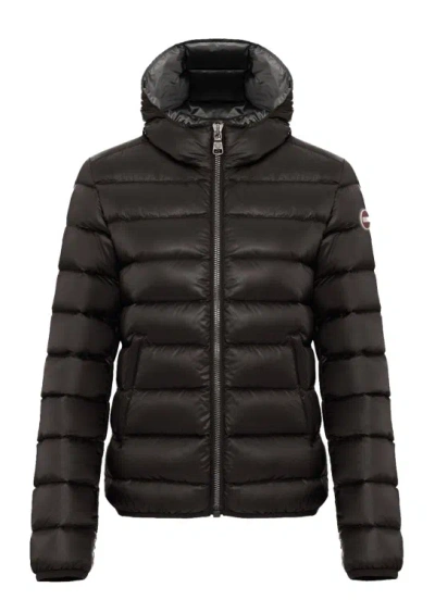 Colmar Originals Iridescent Padded Down Jacket In Black