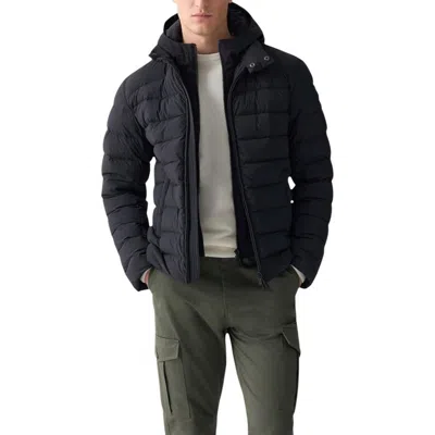 Colmar Originals Black Polyamide Men's Coat In Blue