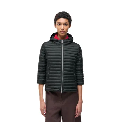 Colmar Originals Black Polyamide Shell Jacket In Green