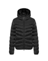 Colmar Originals Black Quilted Down Jacket With Hood In Black
