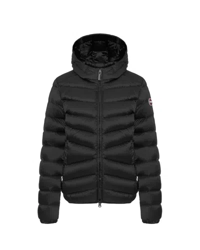 Colmar Originals Black Quilted Down Jacket With Hood