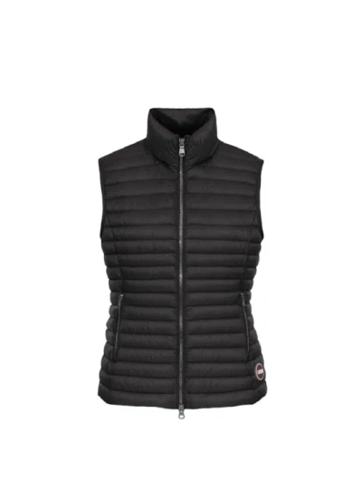 Colmar Originals Black Sleeveless Jacket In Ultralight Recycled Fabric Jacket