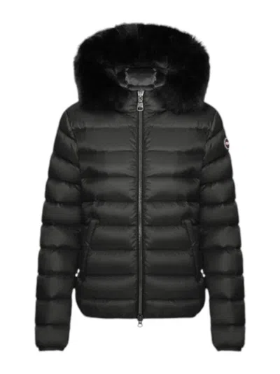 Colmar Originals Black Water-repellent Quilted Winter Jacket