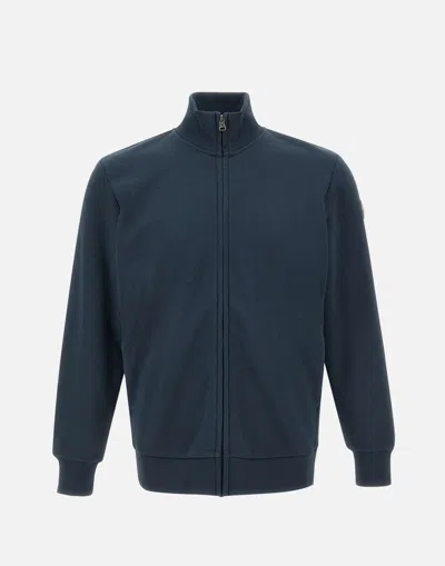 Colmar Originals Connective Blue Cotton Zip Sweatshirt