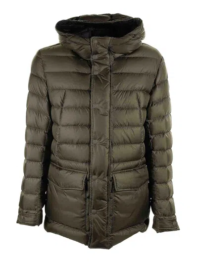Colmar Originals Colmar Military Green Quilted Down Jacket In Dark Green