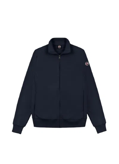 Colmar Originals Full Zip Sweatshirt In Luxurious Cotton Blend In Black