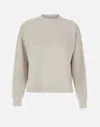 Colmar Originals Girly Cotton Modal Sweatshirt In Sand
