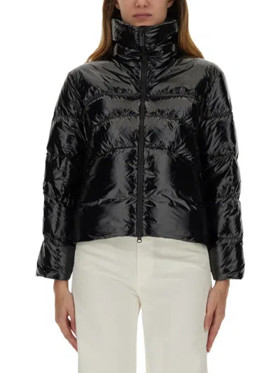 Colmar Originals Glossy Down Jacket With High Collar In Black