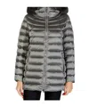 Colmar Originals Hooded Down Jacket In Gray