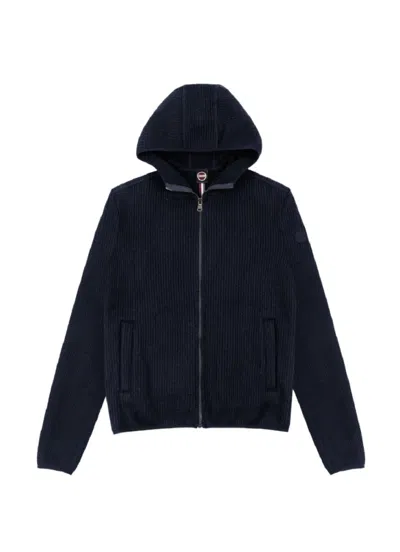 Colmar Originals Hooded Pullover With Zip Closure And Side Pockets For Versatile Winter Style In Blue