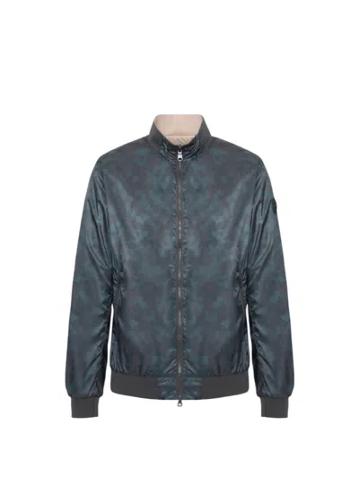 Colmar Originals Lightweight Bomber Jacket With Stand Collar In Blue