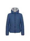 Colmar Originals Lightweight Down Jacket With Fixed Hood And Water-repellent Finish In Blue