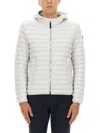 Colmar Originals Lightweight Down Jacket With Hood In White