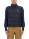 Colmar Originals Lightweight Down Vest With Drawstring In Blue