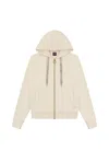 Colmar Originals Modal Cotton Hoodie With Full Zip In Neutrals