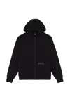 Colmar Originals Oversized Hooded Sweatshirt With Glittered Logo In Black