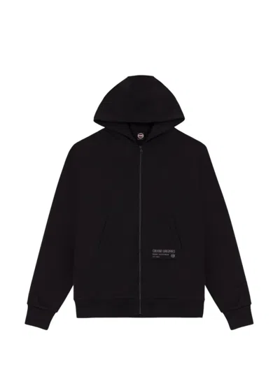 Colmar Originals Oversized Hooded Sweatshirt With Glittered Logo In Black