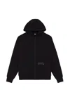 Colmar Originals Oversized Hooded Sweatshirt With Glittered Logo In Black