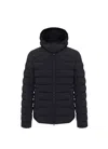 Colmar Originals Water-repellent Down Jacket With Snap-button Collar In Black