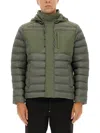 Colmar Originals Down Jacket With Detachable Hood In Gray