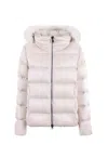 Colmar Originals Quilted Nylon Down Jacket In Beige