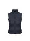 Colmar Originals Sleeveless High Collar Down Jacket In Blue