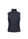 Colmar Originals Sleeveless High Collar Down Jacket In Blue