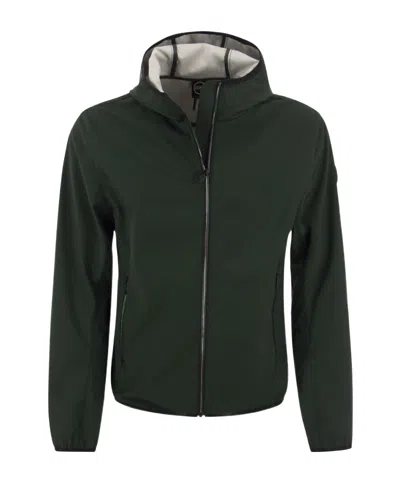 Colmar Originals Sofsthell Hooded Jacket In Green