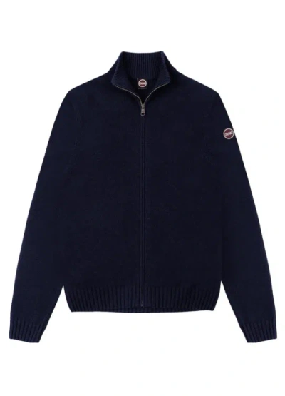 Colmar Originals Soft Cashmere And Wool Blend Yarn Sweater In Blue