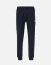 Colmar Logo-patch Cuffed Track Pants In Black