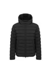 Colmar Originals Water-repellent Down Jacket With Snap-button Collar In Black