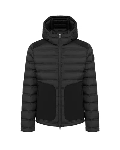 Colmar Originals Waterproof Black Down Jacket In Blue