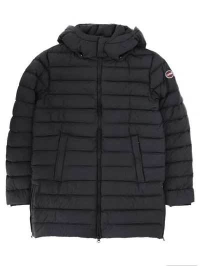 Colmar Originals Water-repellent Horizontal Quilted Down Jacket In Black