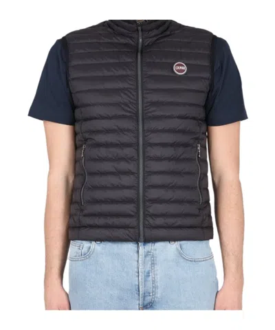 Colmar Originals Zippered Down Vest In Black