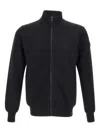Colmar Ottoman-effect Zip-up Sweatshirt In Blue