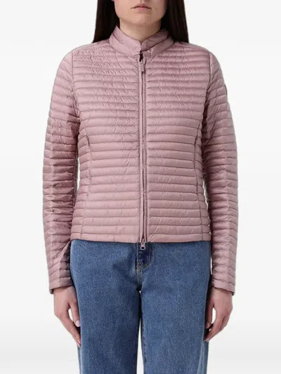 Colmar Packable Logo-patch Puffer Jacket In Purple