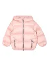 Colmar Pink Down Jacket For Baby Girl With Logo In Pink