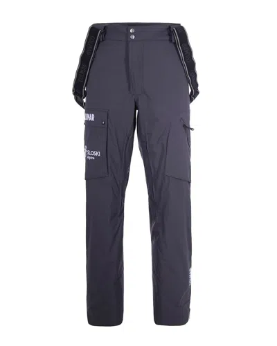 Colmar Pantalone Salopette Da Sci Nero In Blue