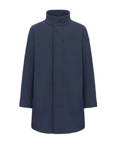 Colmar Three-layer Stretch Parka With Concealed Closure In Blue