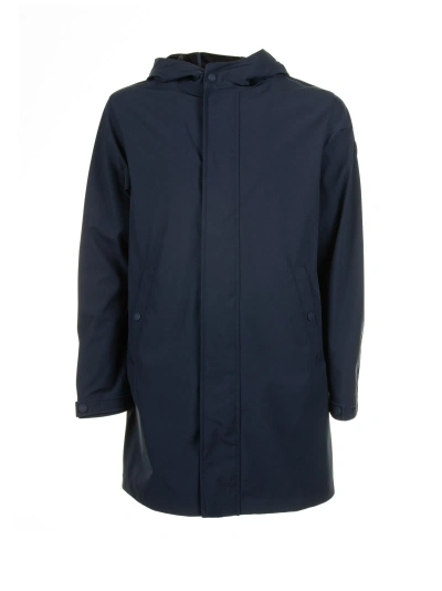 Colmar Parka Softshell With Fixed Hood In Blu