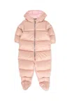 Colmar Pink Down Jacket For Baby Girl With Logo In Pink