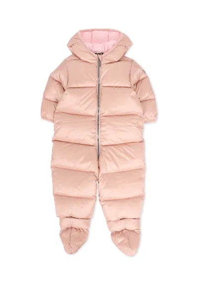 COLMAR PINK DOWN JACKET FOR BABY GIRL WITH LOGO