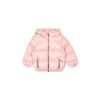 Colmar Pink Down Jacket For Baby Girl With Logo In Pink
