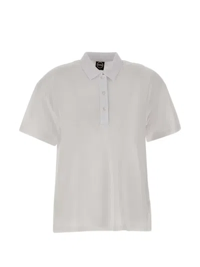 Colmar Piqué Side-slit Polo Top In Gray