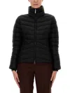 Colmar Down Jacket With Knitted Cuffs In Black