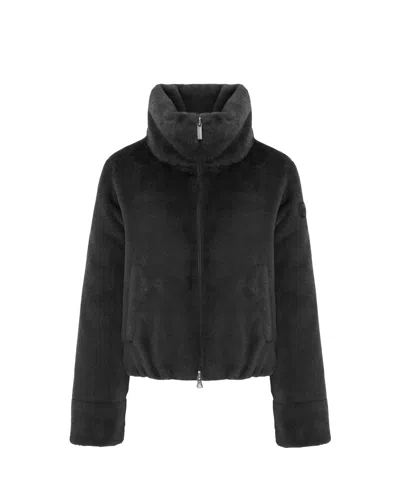 Colmar Piumino Reversibile In Pelliccia Sintetica Nero In Black