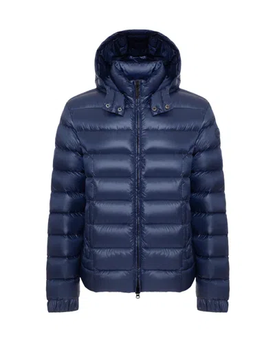Colmar Glossy Navy Blue Puffer Jacket With Detachable Hood