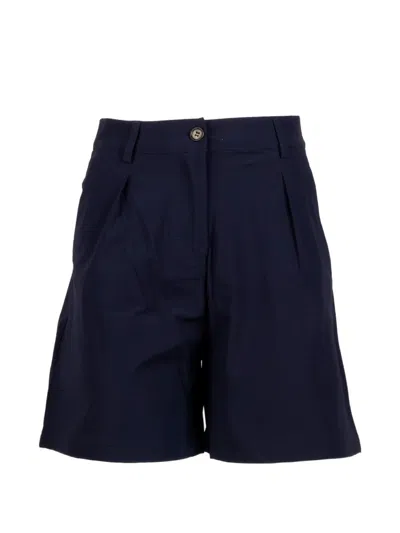Colmar Pleated Shorts In Blue